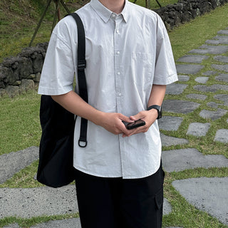 solid color shirt