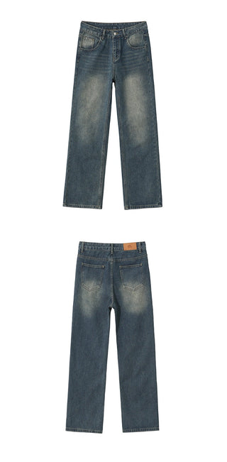 distressed wide pants