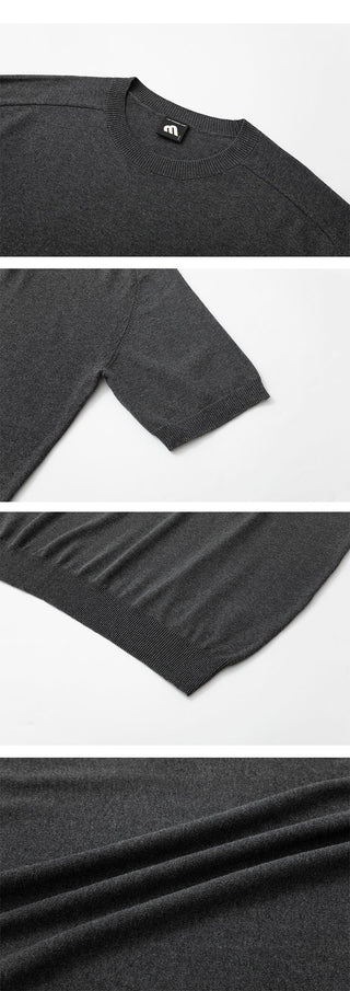 knitted round neck