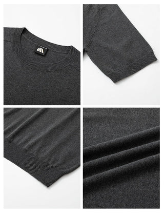knitted round neck