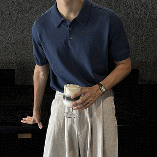 polo knit Shirt