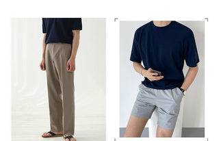 solid suit pants