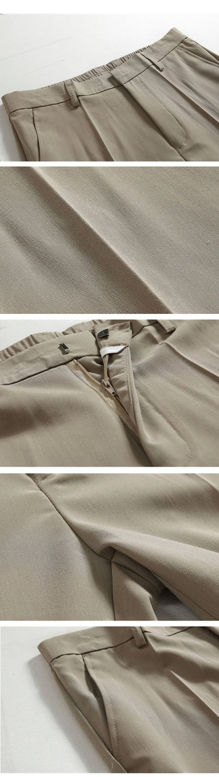 solid suit pants