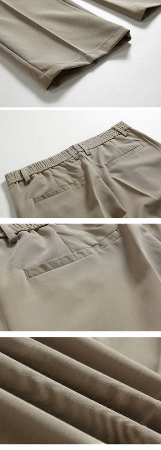 solid suit pants