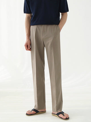 solid suit pants