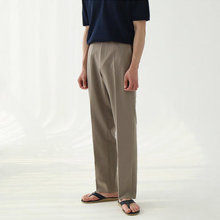 solid suit pants