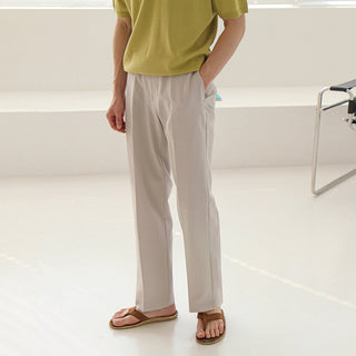 solid suit pants