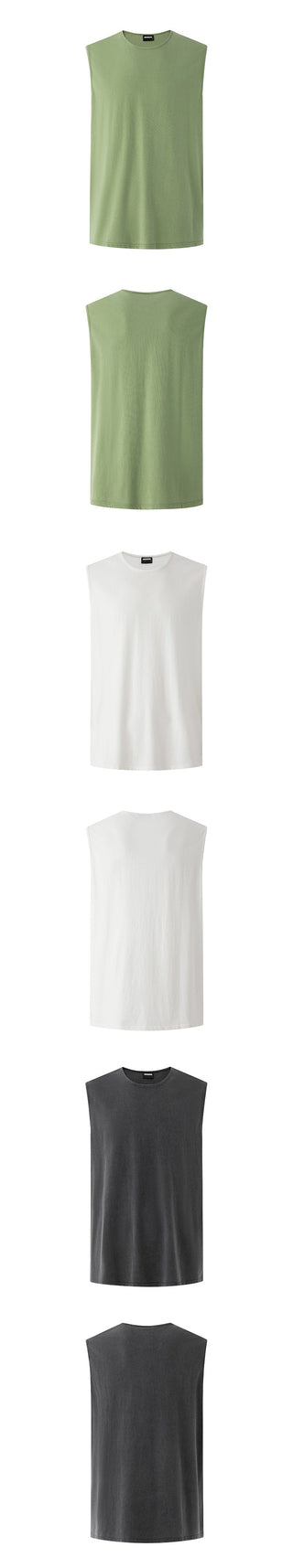 solid sleeveless vest