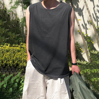 solid sleeveless vest