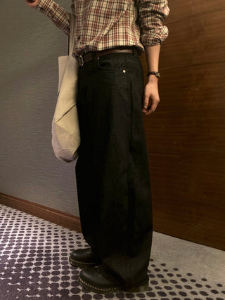 retro wide jeans