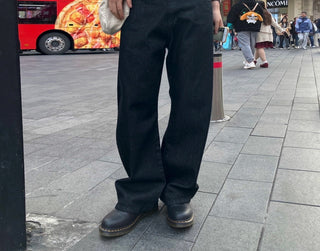 retro wide jeans
