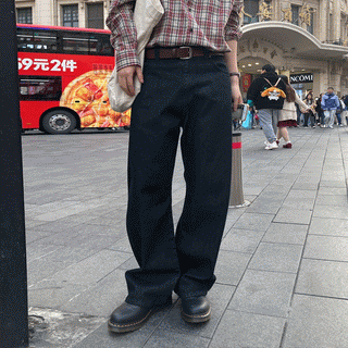 retro wide jeans