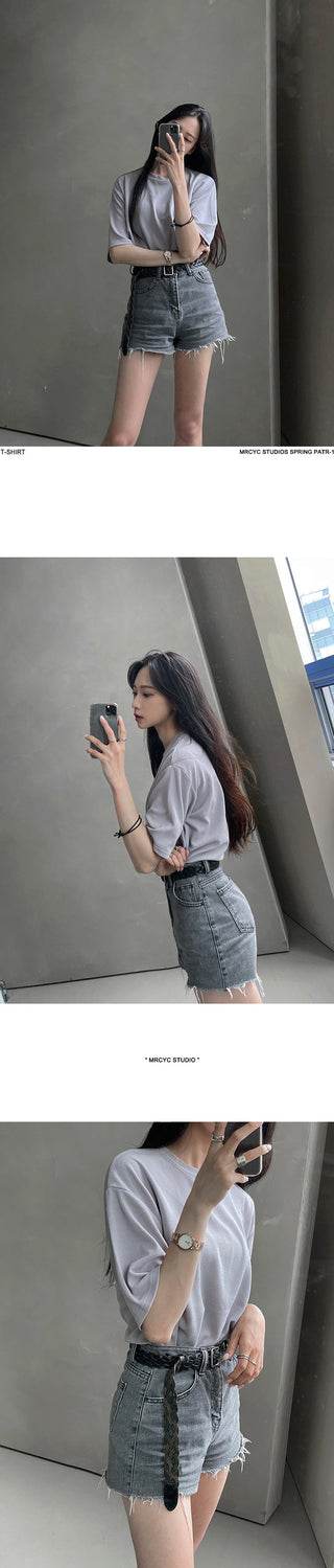 solid color Shirt