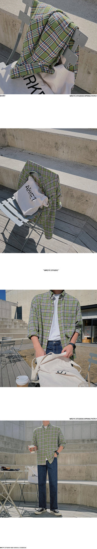 plaid overshirt