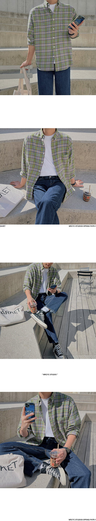 plaid overshirt