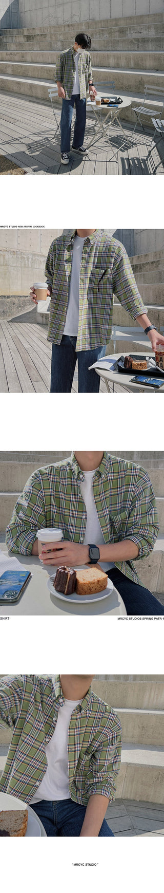 plaid overshirt