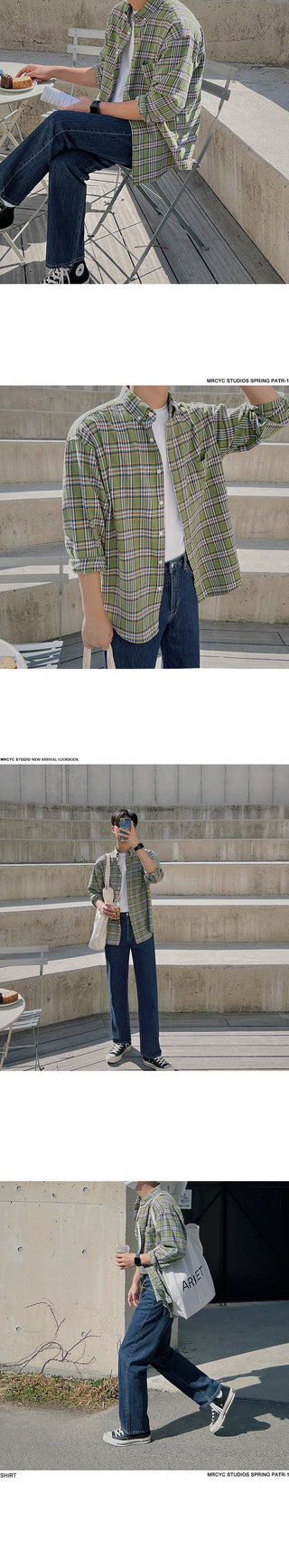 plaid overshirt