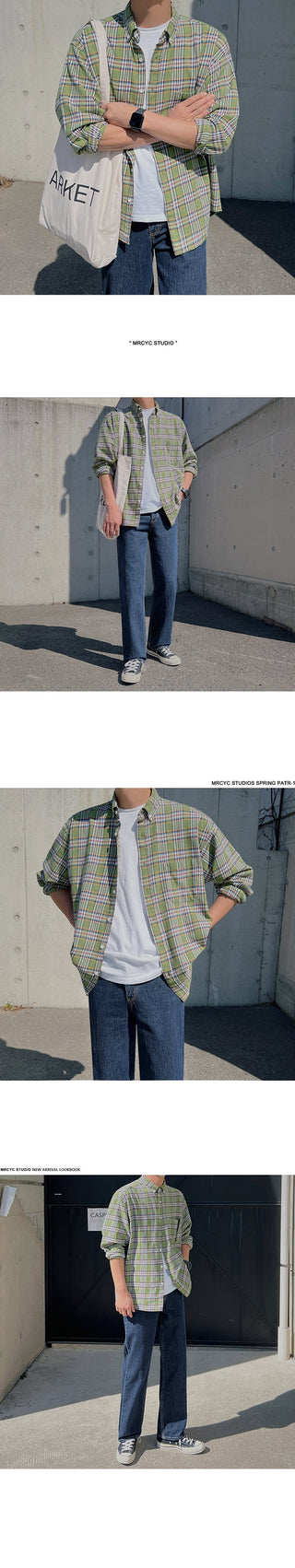 plaid overshirt