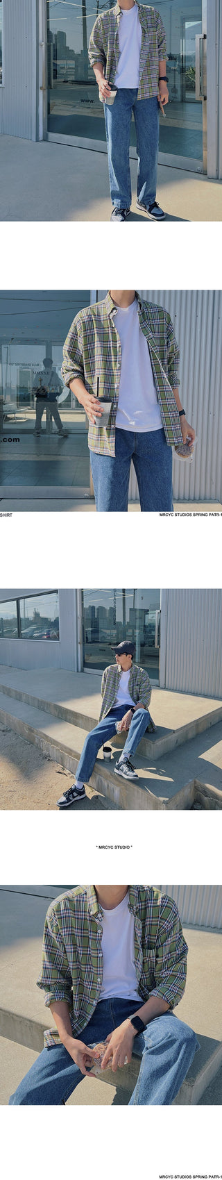plaid overshirt