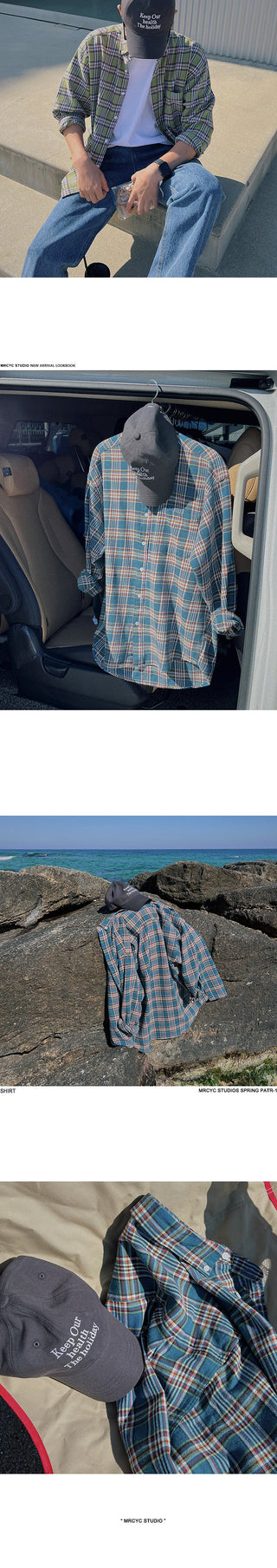 plaid overshirt