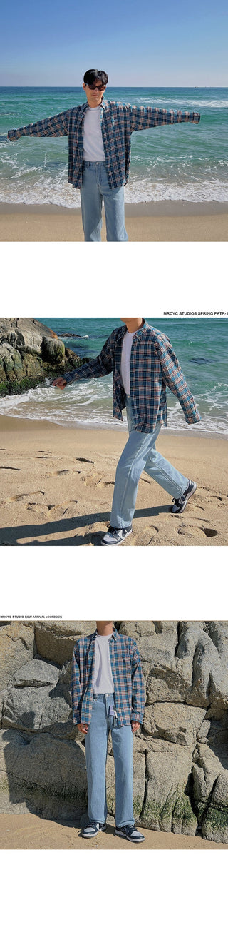 plaid overshirt