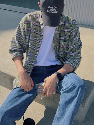 plaid overshirt