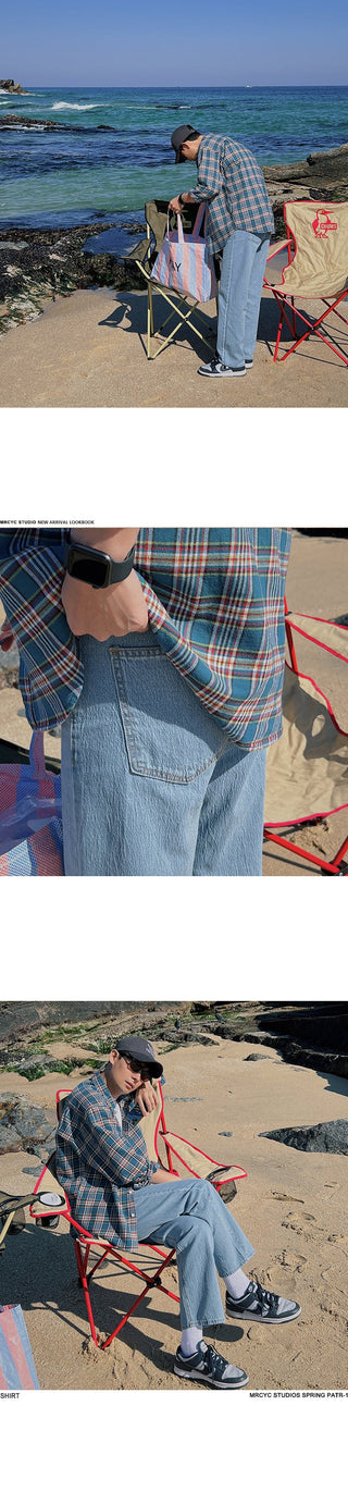 plaid overshirt