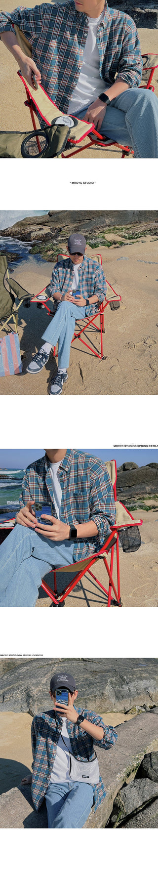 plaid overshirt