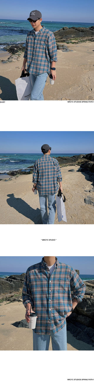plaid overshirt