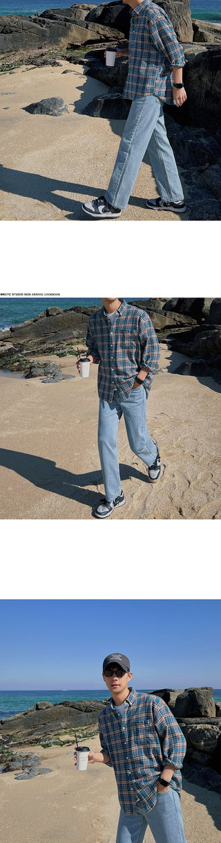 plaid overshirt