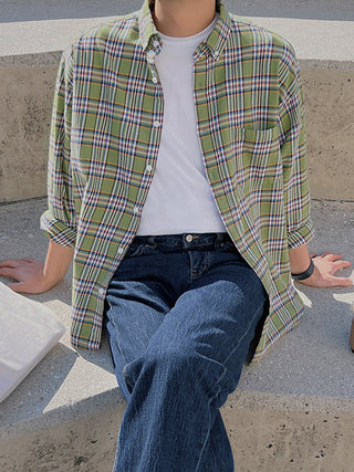 plaid overshirt