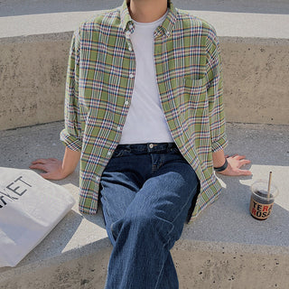 plaid overshirt