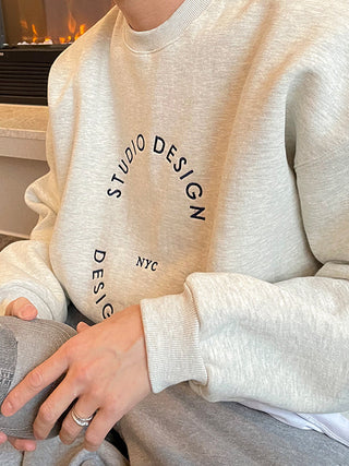 letter sweater