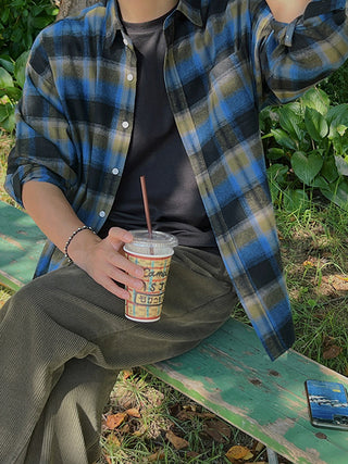 plaid shirt