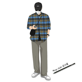 plaid shirt