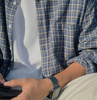 plaid shirt