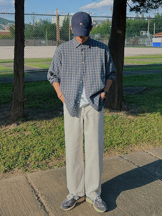 plaid shirt