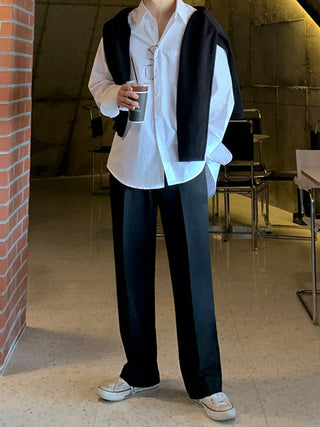 drape suit pants