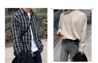 plaid shirt