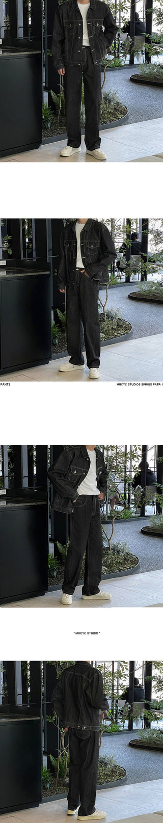 straight jeans