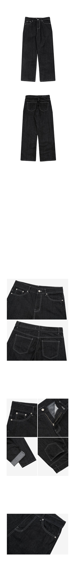 straight jeans