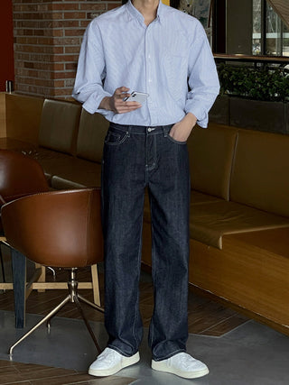 straight jeans