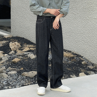 straight jeans