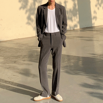 loose suit coat
