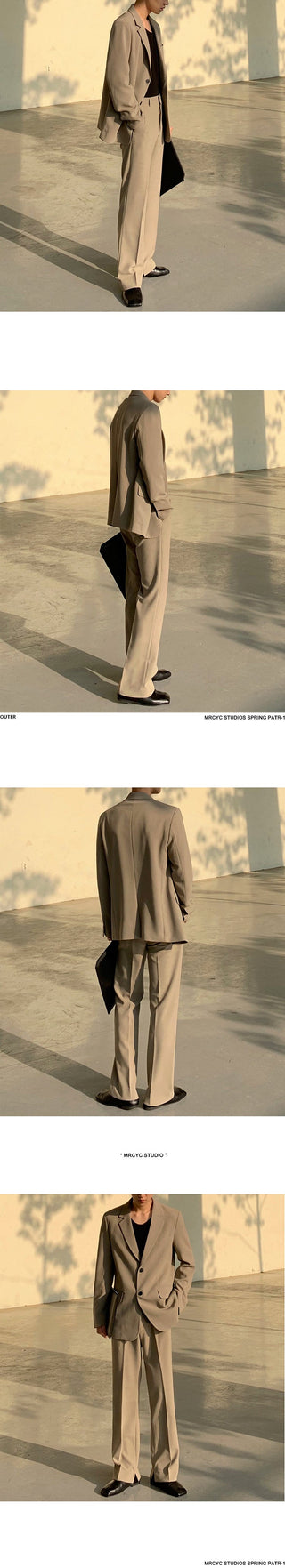 loose suit coat