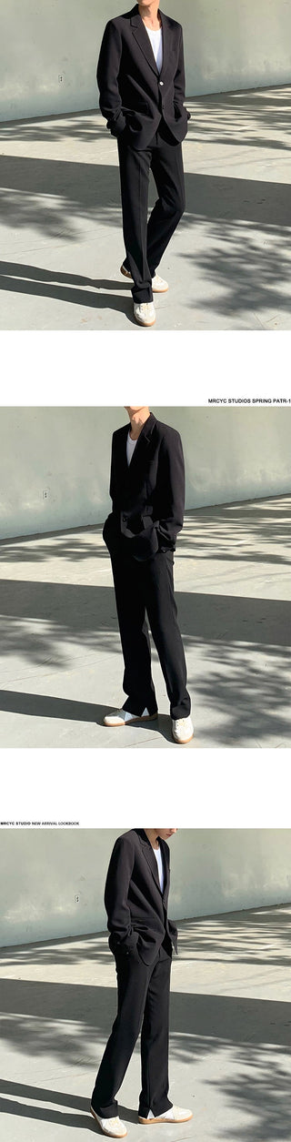 loose suit coat