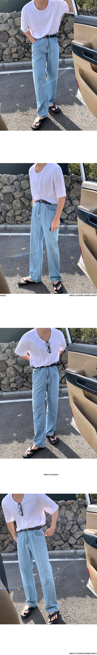 straight jeans