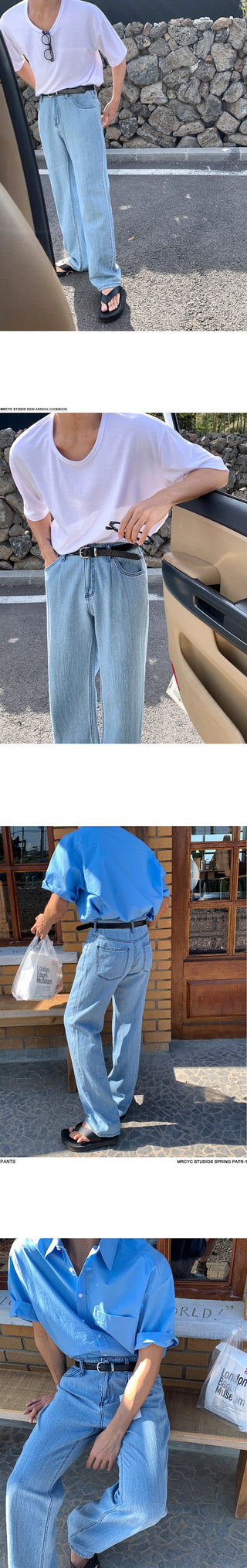 straight jeans