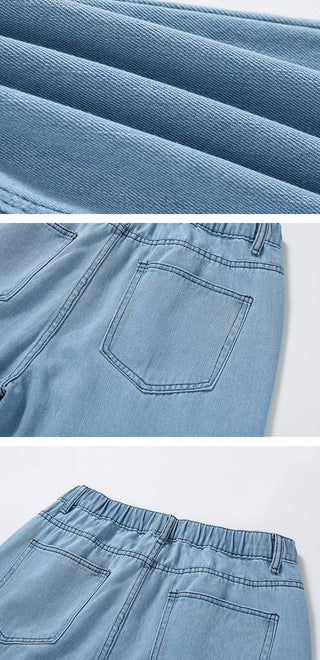straight jeans
