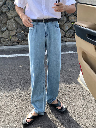 straight jeans